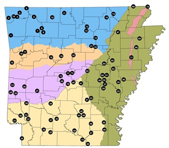 Natural Areas map