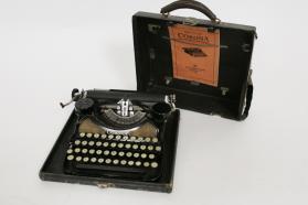 Carl Bailey used this Corona portable typewriter while on the gubernatorial campaign trail.