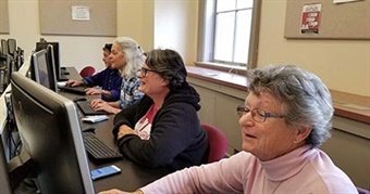 NWA Transcription workshop Volunteers transcribe