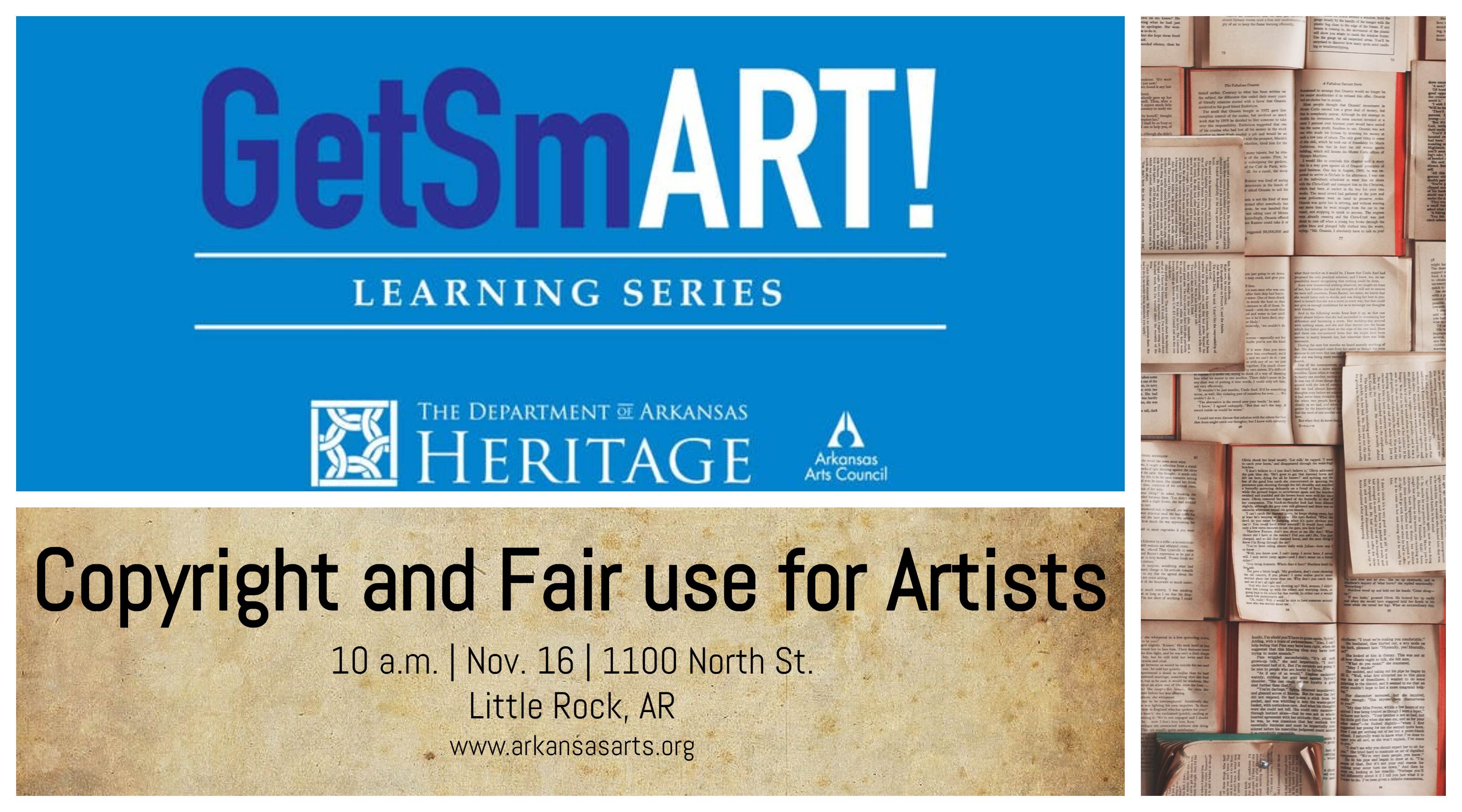 Tickets Still Available for GetSmART! Workshop