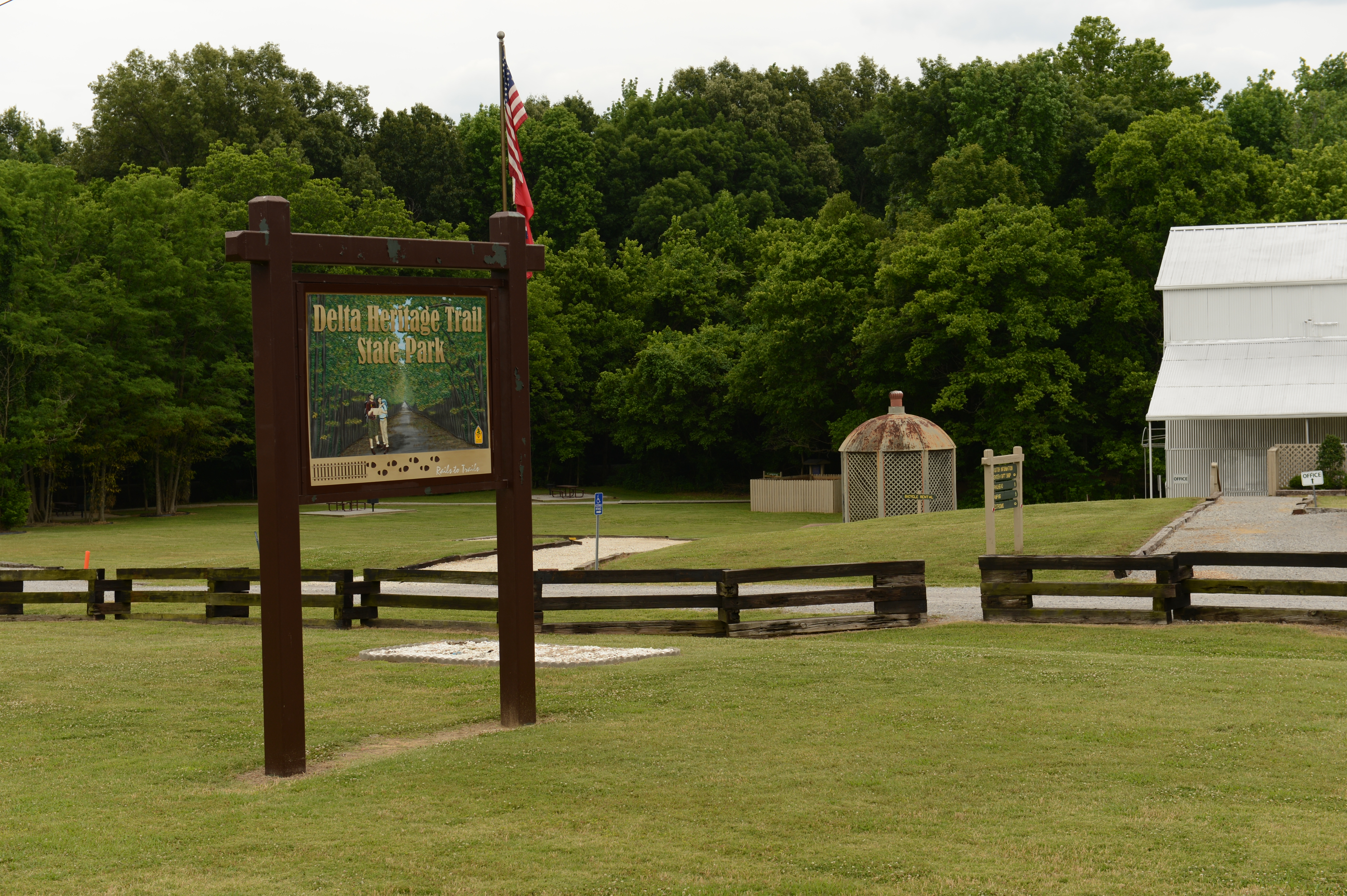 Delta Heritage Trail State Park in Barton