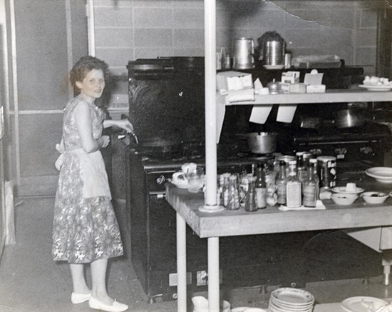Josephine Dodd in the kitchen at Buffalo River State Park Josephine Dodd in the kitchen at Buffalo River State Park