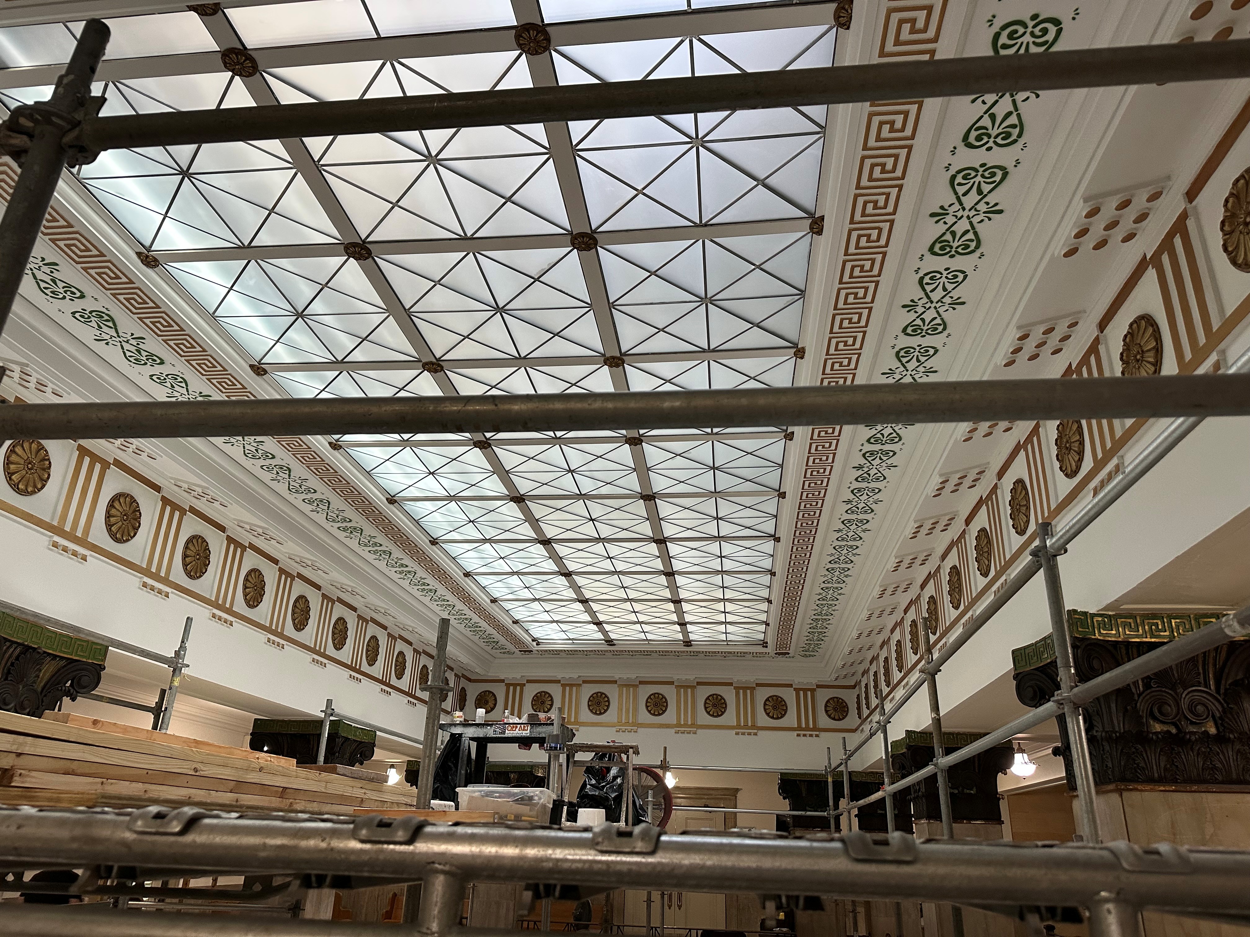 Union County Courthouse skylight after restoration