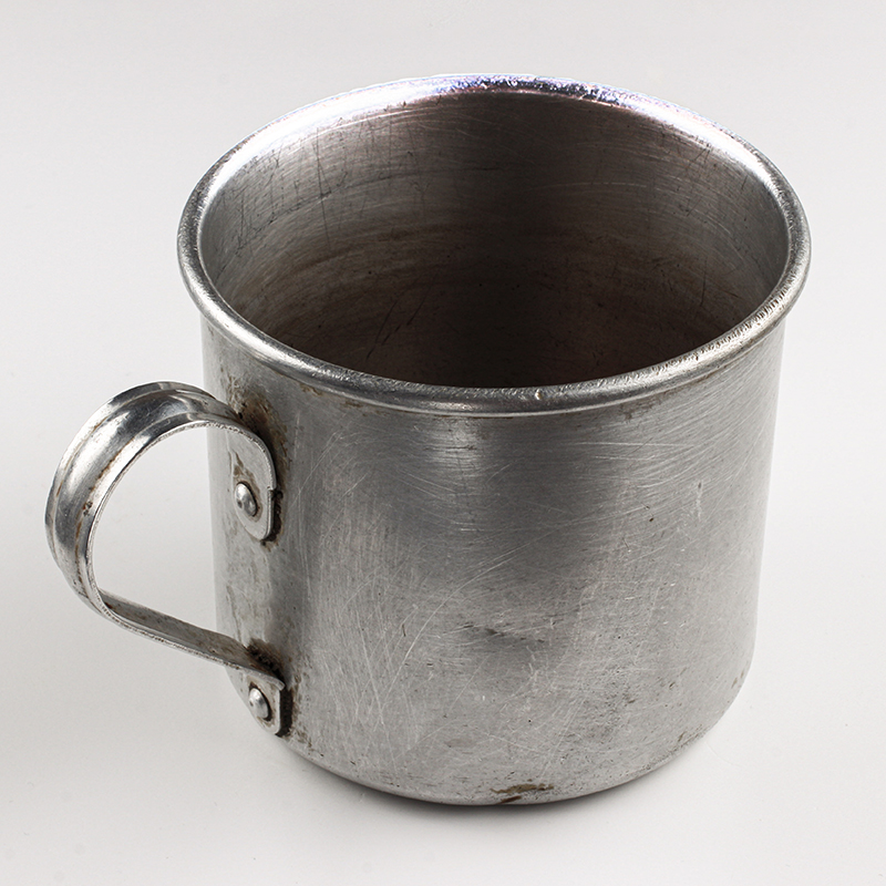 Tin cup