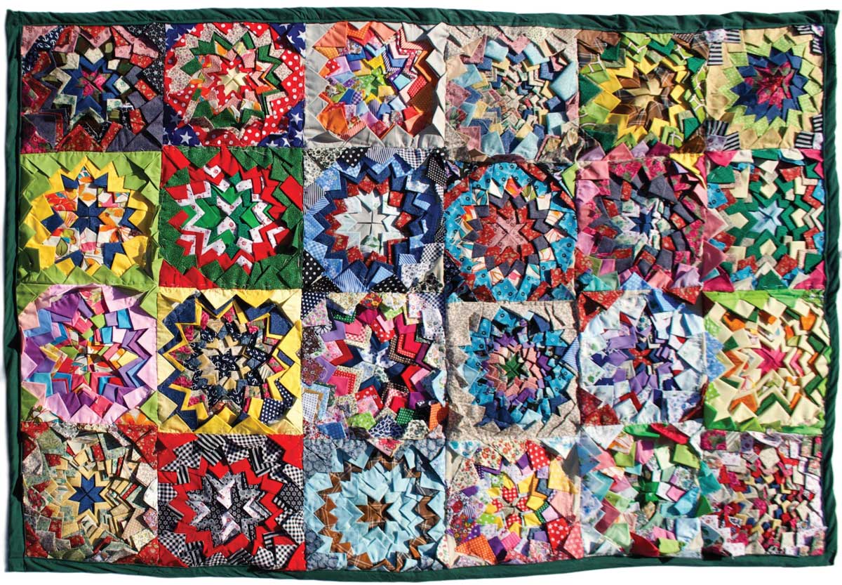 Pinecone Quilt, created by students and faculty of Philander Smith University.