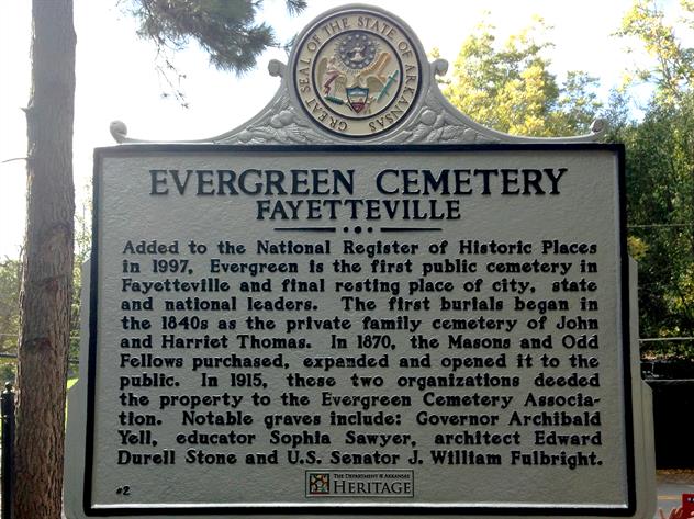 Evergreen Cemetery Fayetteville