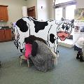 littlegirlandwomanmilkingpretendcow