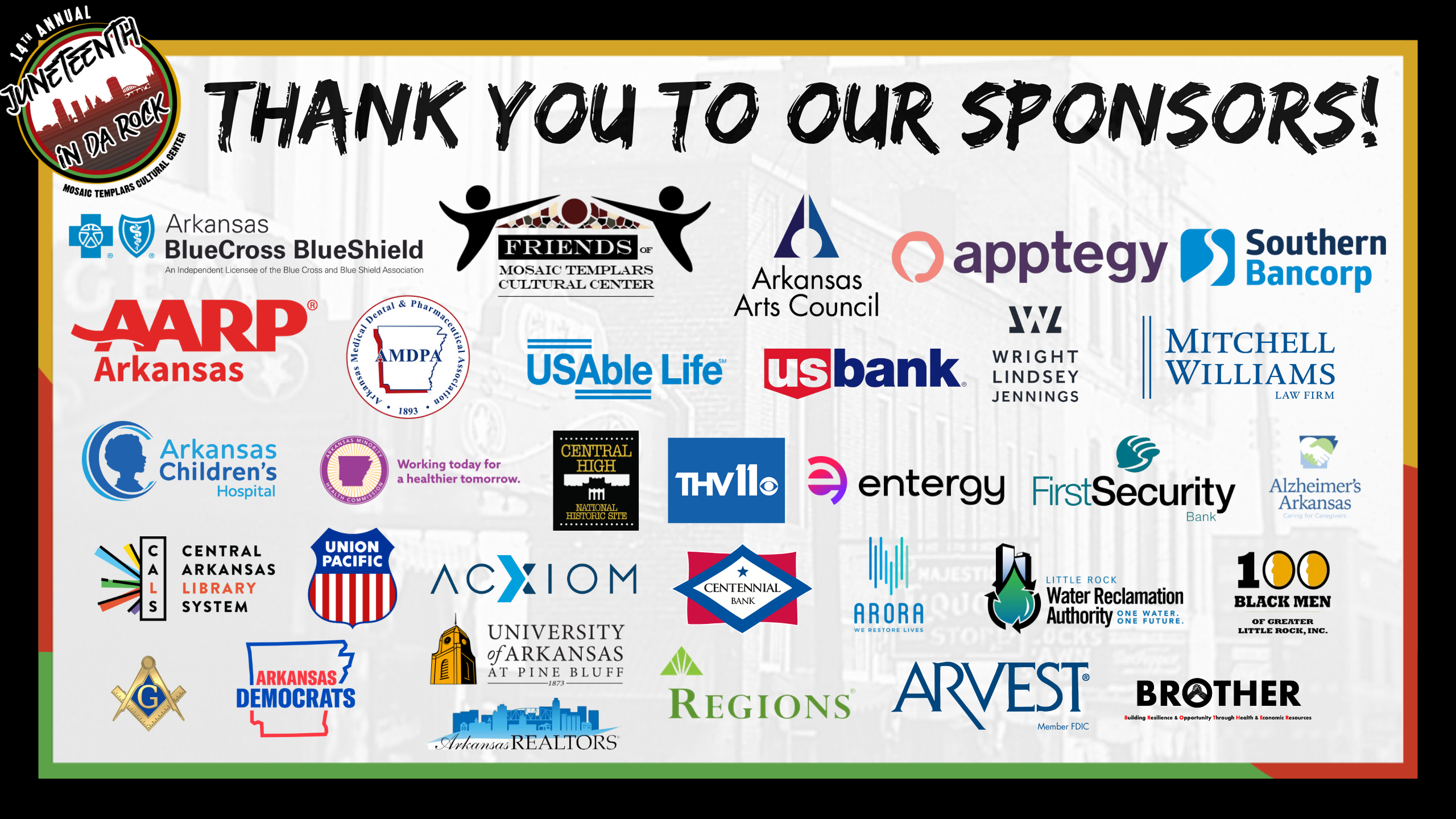 Thank you to our sponsors! 3